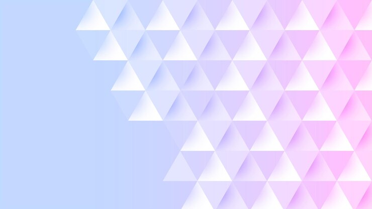 Foto mosaico de triángulo geométrico abstracto en colores pastel
