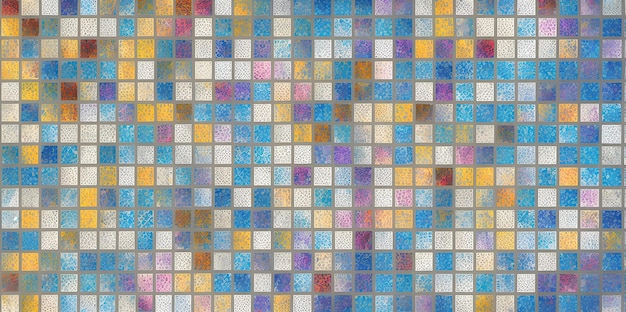 Mosaicos quadrados coloridos para fundo de textura