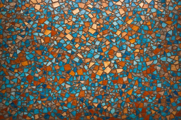 Mosaik-Hintergrundfarbige Mosaiktextur Hintergrundmosaik-Wandpapier Mosaikhintergrund KI-Generativ