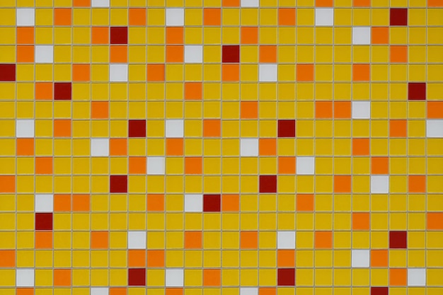 Mosaikfliesenhintergrund mit abstraktem zufälligem Muster