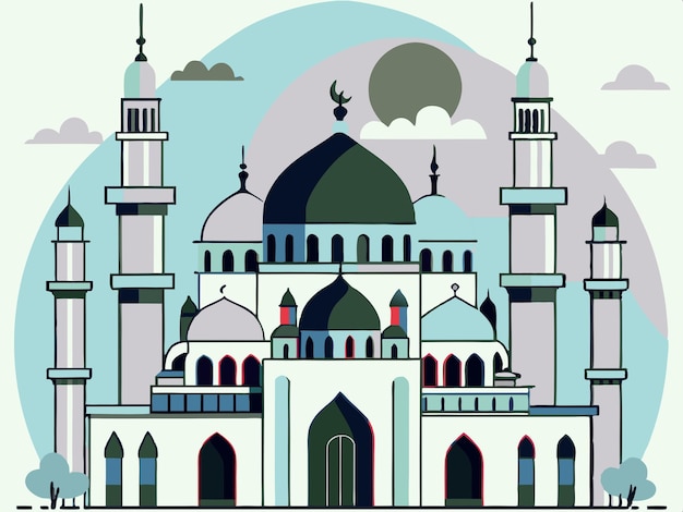 Moschee-Kunst-Illustration
