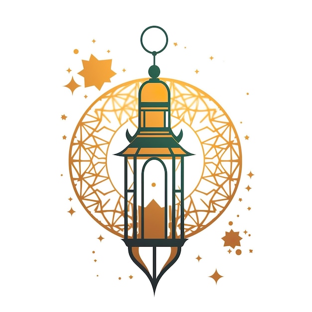 MOSCHEE UND RELIGION MOSCHEE UND MOND ILLUSTRATION UND KREATIVTE LOGIO-IDEEN MIT KI