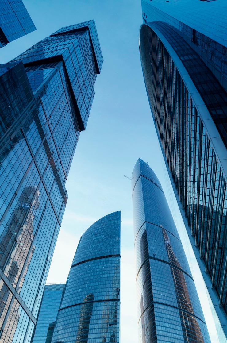 Foto moskau stadt (moscow international business center), russland