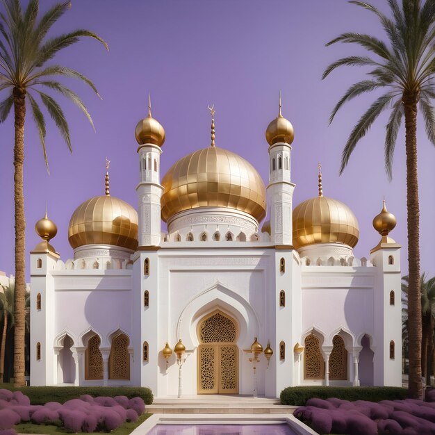 MOSQUE Púrpura Dourado