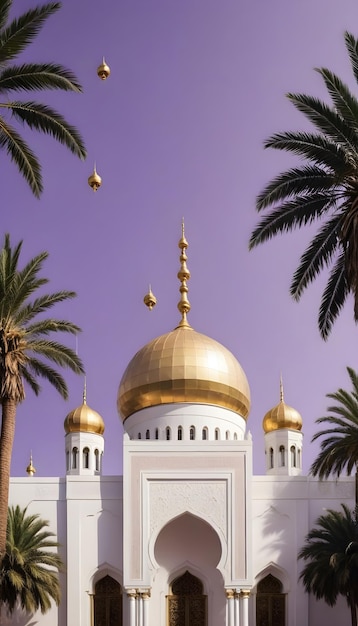 MOSQUE Púrpura Dourado