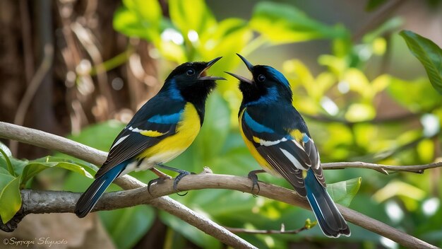 Foto la mosquitera manchada migratoria de primavera es la muscicapa striata