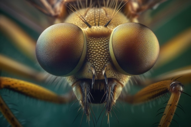 Mosquito close up Gerar Ai