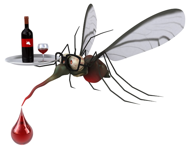 Mosquito - Ilustração 3D