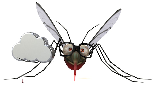 Mosquito - Ilustração 3D