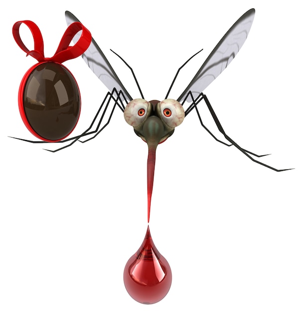 Mosquito - Ilustração 3D