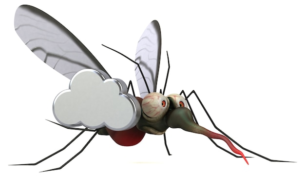 Mosquito - Ilustração 3D