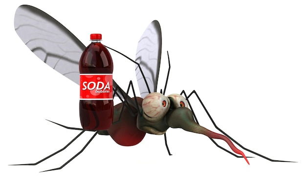 Mosquito - ilustração 3d