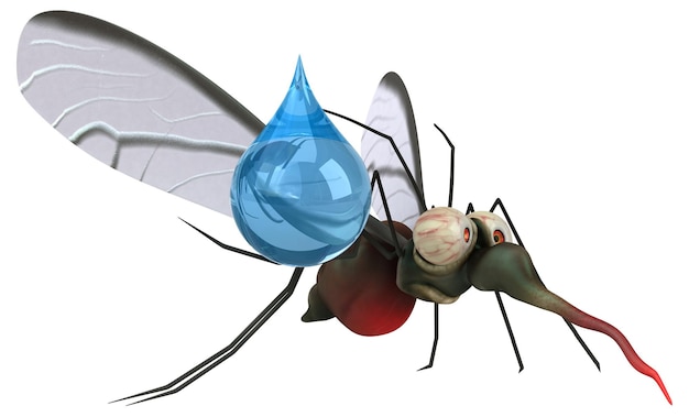 Mosquito - Ilustração 3D