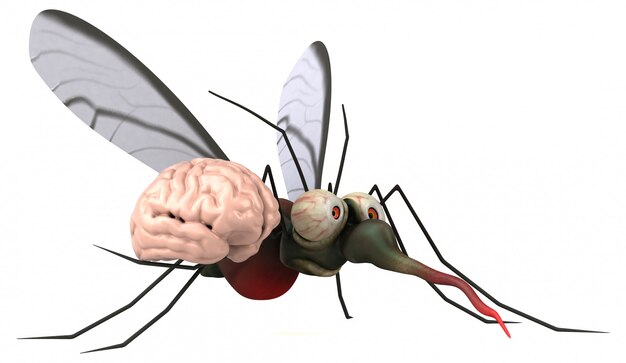 Mosquito - ilustração 3D