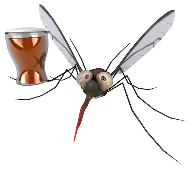 Mosquito - Ilustração 3D