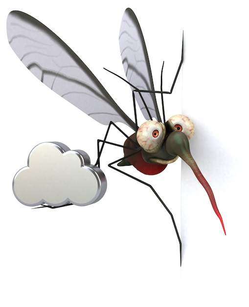 Mosquito - Ilustração 3D