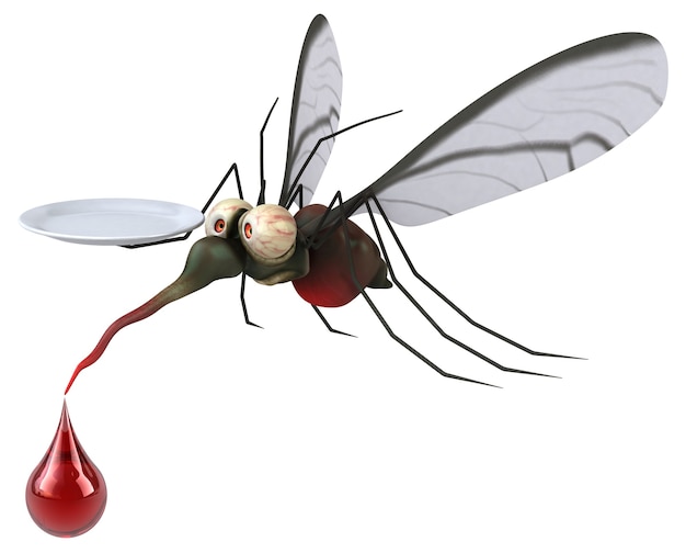 Mosquito - Ilustração 3D