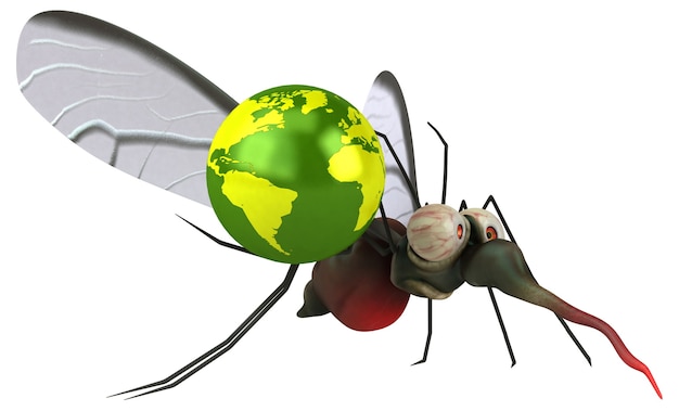 Mosquito - Ilustração 3D