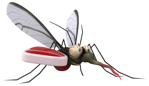 Foto mosquito - ilustração 3d