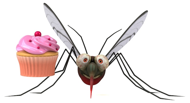 Mosquito - Ilustração 3D