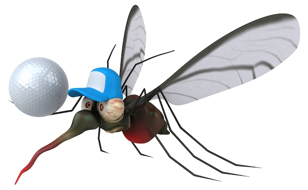 Mosquito - Ilustração 3D