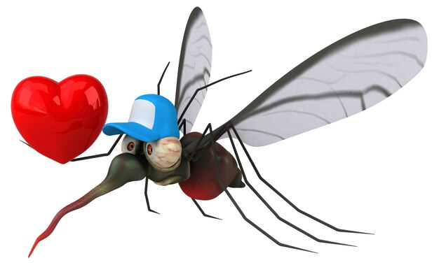 Mosquito - Ilustração 3D