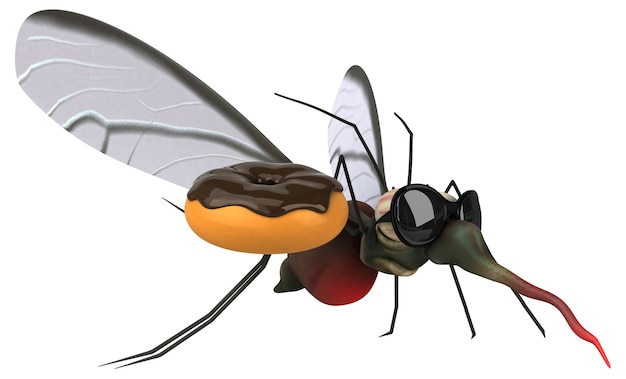 Mosquito - Ilustração 3D