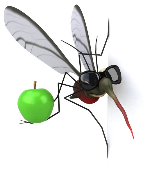 Mosquito - Ilustración 3D