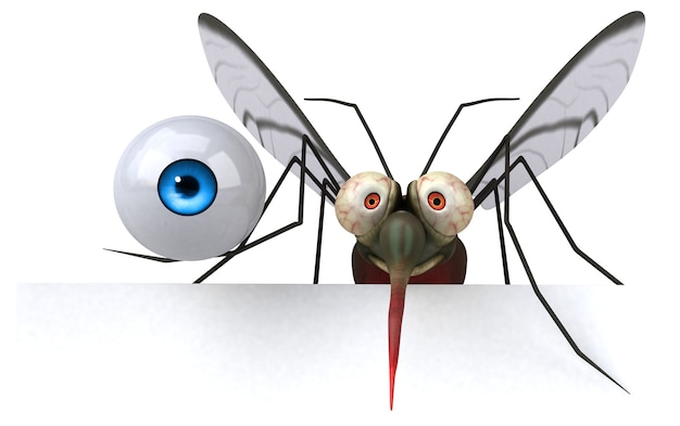 Mosquito - Ilustración 3D