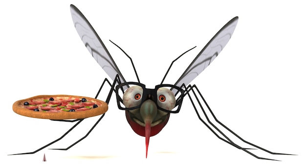 Mosquito - Ilustración 3D