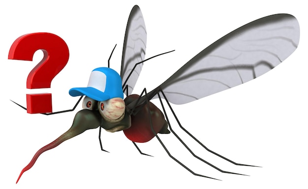 Mosquito - Ilustración 3D