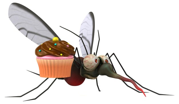 Mosquito - Ilustración 3D