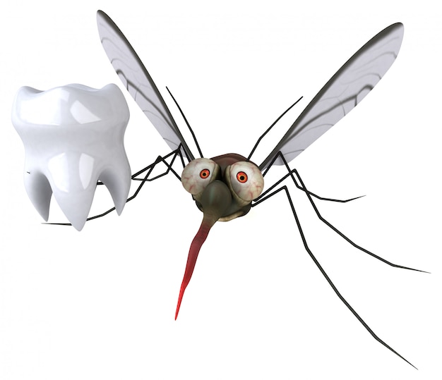 Mosquito - Ilustración 3D