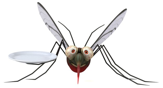 Mosquito - Ilustración 3D