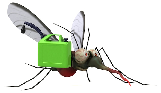 Mosquito - Ilustración 3D