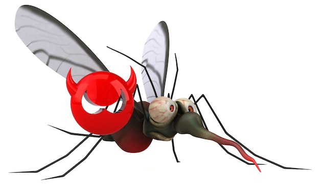 Mosquito - Ilustración 3D