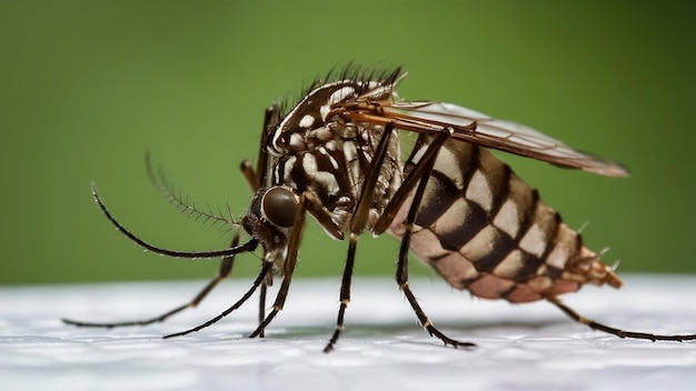 Mosquito isolado em branco