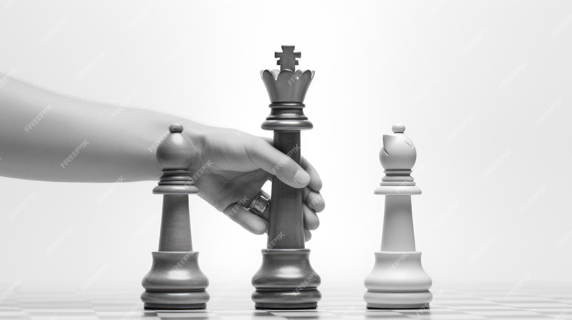 Checkmate Da Rainha Do Jogo De Xadrez Imagem de Stock - Imagem de