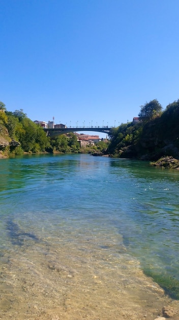 Mostar em um lindo dia de verão, Bósnia e Herzegovina