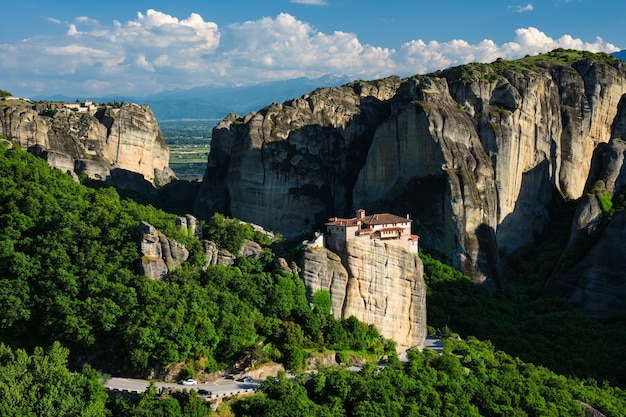 Mosteiro de Rousanou e Mosteiro de Santo Estêvão em Meteora na Grécia