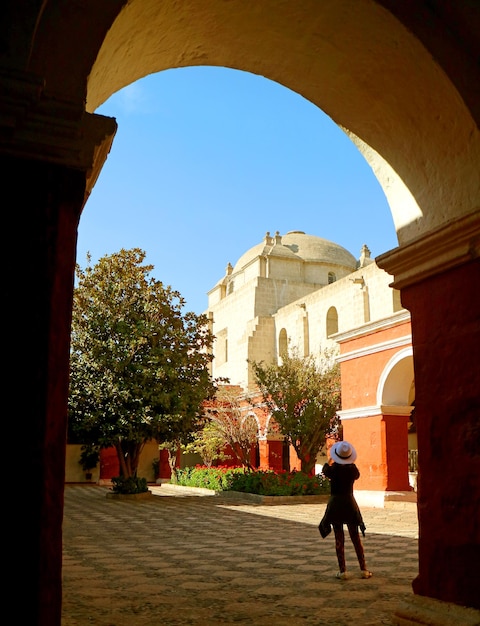 Mosteiro de Santa Catalina Património Mundial da UNESCO em Arequipa do Peru