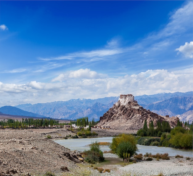 Mosteiro de stakna, ladakh, índia