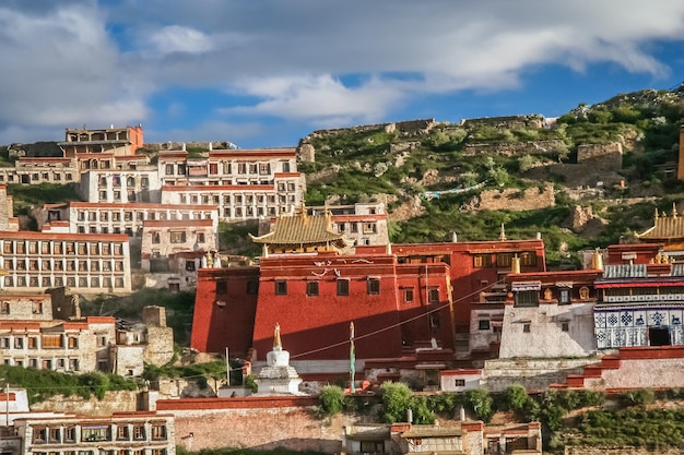 Mosteiro Gyantse perto de Lhasa