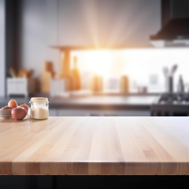 Foto un mostrador de cocina con un tarro de comida y un tarro de tomates.