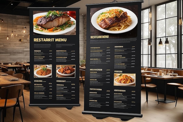 Mostrar el menú del restaurante