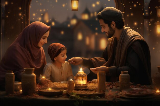 Mostrar las tradiciones culturales del Ramadán función 00492 01
