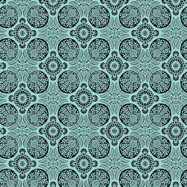 Motive afrikanischer Boho-Paisley Blumen-Ikat-Muster-Stickerei-Grenze Ethnisches Ikat-Blumen-Ethnisches