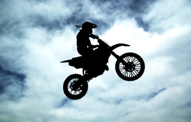 Moto Racer im Himmel