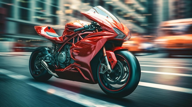 Una motocicleta roja con la palabra ducati en el frente.