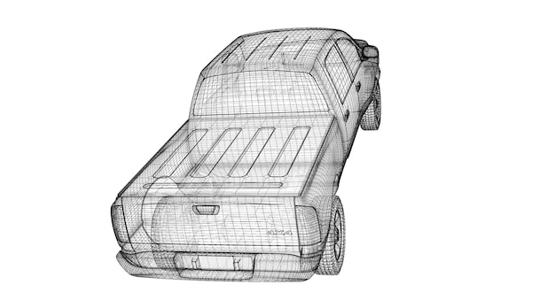 Motocicleta sobre un fondo, estructura de la carrocería, modelo de alambre